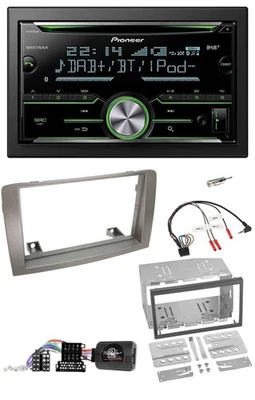 Pioneer Bluetooth Lenkrad DAB 2DIN USB CD Autoradio für Lancia Musa 2004-2012 - Bild 1 von 4
