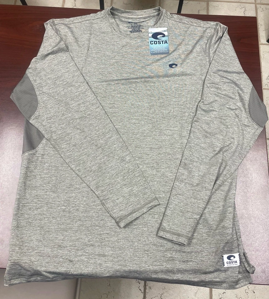 Costa Voyager Performance Long Sleeve Shirt XXL UPF 30+ Moisture Wicking - Изображение 1 из 4