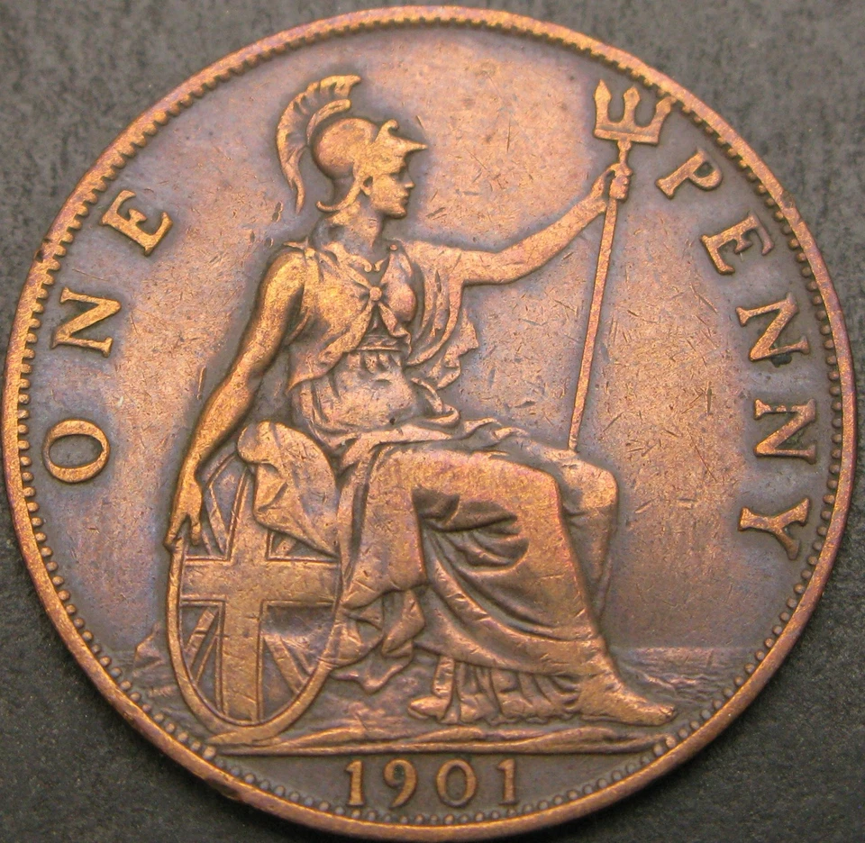GREAT BRITAIN 1 Penny 1901 - Bronze - VF - 3343 ¤ - Image 1 of 2