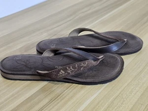 Scarpe da piscina infradito donna Adidas Fitfoam comode marroni misura 5-6 24 cm. - Foto 1 di 8