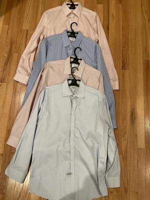 (4) Charles Tyrwhitt Extra Slim Fit  17 1/2 x 36 Dress Shirts Mint Cond.! - Image 1 of 4
