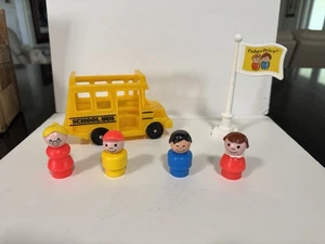Vintage Fisher Price Little People School #2550 pezzi di ricambio - lotto di 6 - Foto 1 di 4
