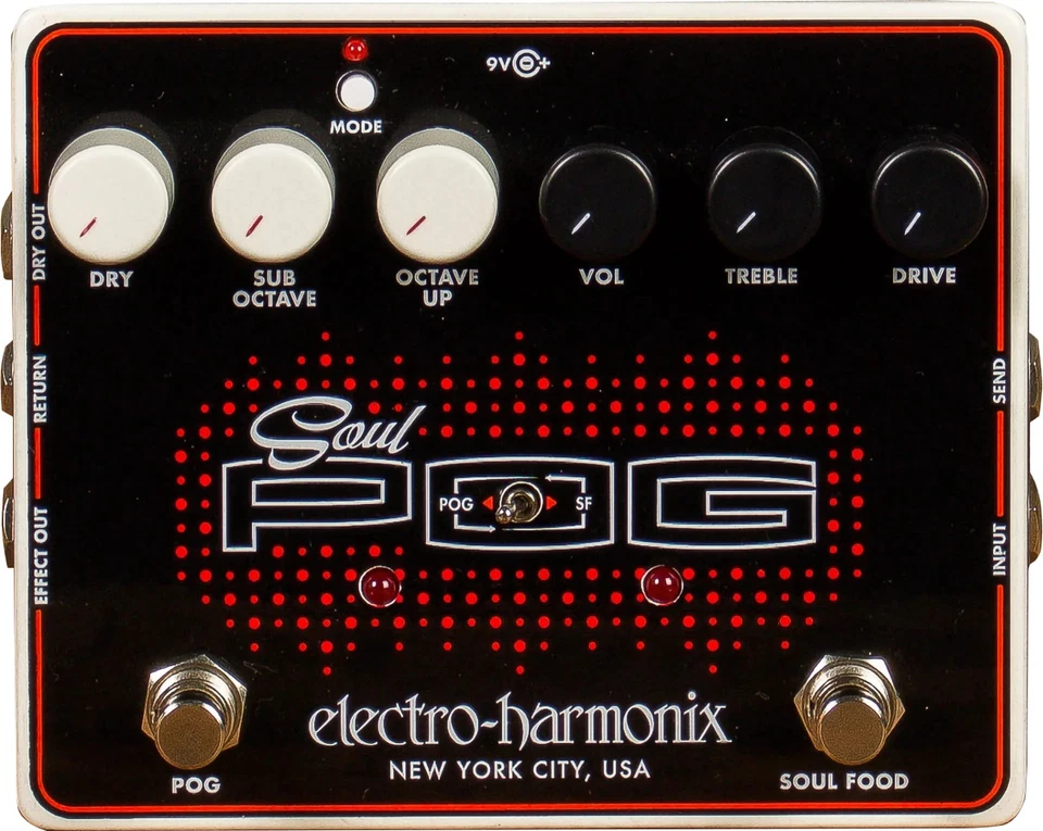 Electro Harmonix Soul POG Polyphonic Octave Multi-Effect / Overdrive Pedal - Image 1 of 1