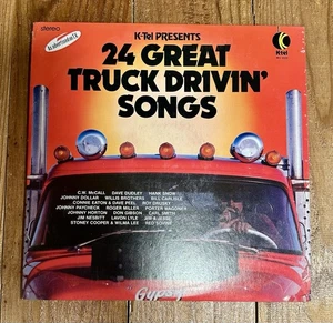 K-Tel Presents 24 Great Truck Drivin' Songs - Vintage Vinyl LP Album (1976) - Picture 1 of 4