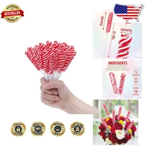 Fragola Fruttata Twisty Lollipops 30 Ct - Regali Caramelle sfuse confezionati singolarmente - Foto 1 di 9