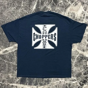 Vintage West Coast Choppers Island Hawaii Hemd Herren 2XL Motorrad Biker 90er - Bild 1 von 6