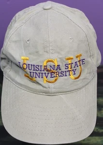 Mütze Kappe LSU Louisiana State University beige bestickt - Bild 1 von 6