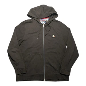 Robert Graham Hoodie Herren 2XL schwarz durchgehender Reißverschluss klassische Passform Sweatshirt bestickt - Bild 1 von 4