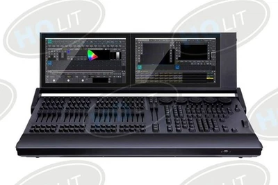 Controlador de luz de escenario M3 ON PC XT dos DJ consola Dmx pantalla táctil empuje eléctrico Foto 1 de 4