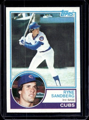 Topps Ryne Sandberg Rookie RC #83 1983 Cubs Foto 1 de 2