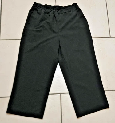 Pantalones de vestir Worthington talla M pequeños negros azabache bolsillos de pierna recta Foto 1 de 4