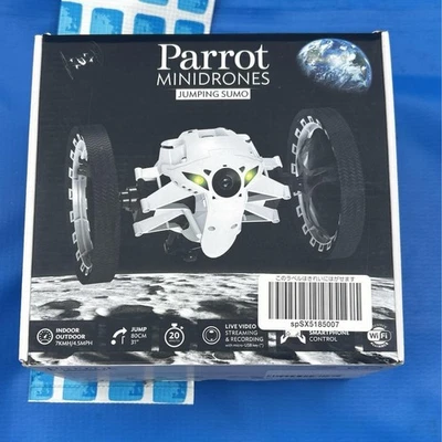 Parrot Minidrones Jumping Sumo Robot White App Controlled Interactive Toy - Image 1 of 4