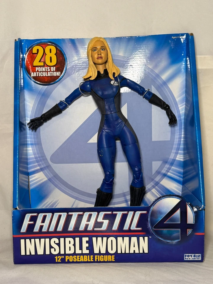 Figura de acción posable Invisible Woman Toy Biz Fantastic 4 Four 12" 2005 Foto 1 de 1
