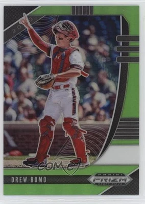 2020 Panini Prizm Draft Picks Lime Green Prizm /75 Drew Romo #PDP35 - Image 1 of 2