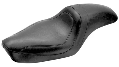 Mustang Fastback Black Seat for 1982-2003 Harley Sportster w/3.3 Tank (75719) Foto 1 de 4
