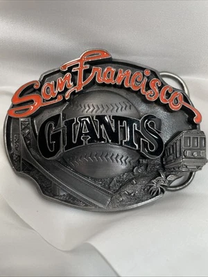 Fivela oficial 1988 Siskiyou edição limitada San Francisco Giants 6398 de 10000 - Imagem 1 de 4