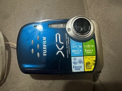 Cámara digital Fujifilm FinePix XP Series XP10SE 12,2 MP - AZUL PROBADA FUNCIONANDO Foto 1 de 4