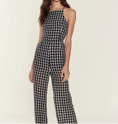 Macacão Finders Keepers Picnic Gingham tamanho P/EUA 4 novo sem etiquetas! - Imagem 1 de 4