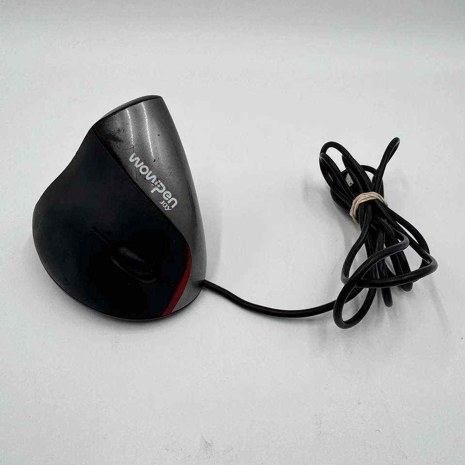 Ergoguys WOW PEN JOY WIRED ERGONOMIC COMPUTER MOUSE BLACK USED - Image 1 of 4