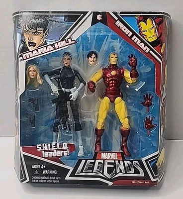 Paquete de 2 leyendas de Marvel - Shield Leaders Maria Hill & Iron Man - 2008 - Leer descripción Foto 1 de 4
