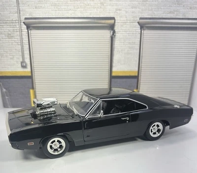 ERTL. 1/18 Scale 1970 DODGE CHARGER “FAST AND FURIOUS” NO ORIGINAL BOX - Image 1 of 4
