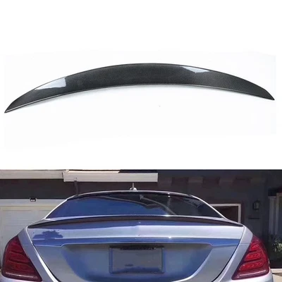 Rear Trunk Spoiler Wing Lip For Mercedes Benz S-Class W222 S450 4 Door 2014-2020 - Imagem 1 de 4