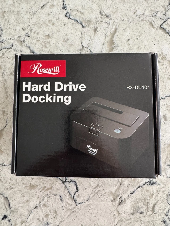 Rosewill Hard Drive Docking Station - RX-DU101 - NEW unopened box - Image 1 of 4