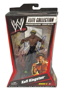 WWE KOFI KINGSTON SIGNED ELITE COLLECTION SERIES 4 TOY WITH JSA COA VERY RARE - Picture 1 of 4