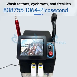 2in1 Ice diode laser hair removal machine ND Yag picosecond laser tattoo remove - Picture 1 of 9