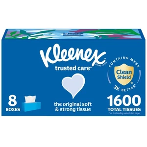 Trusted Care Gesichtstücher 8 flache Boxen, je 200ct, 2-lagig weich & stark - Bild 1 von 8
