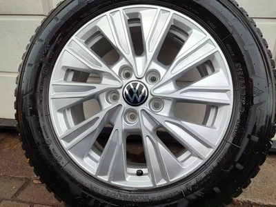 4 Original VW T7 215/60 17C Zoll Dundrod Winterräder 7T0601025A silber - Bild 1 von 4