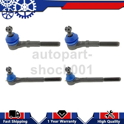 Mevotech Front Inner,Outer Tie Rod Ends Fits 1983 1984 1985 1986 Chevrolet G10 - Image 1 of 4