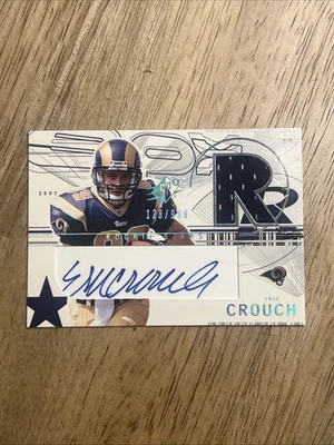 Eric Crouch 2002 SPx #166 Rookie Auto Jersey /999 St. Louis Los Angeles Rams - Image 1 of 3