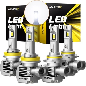 AUXITO?9005?HB3?H11?LED?Kit?Headlight?Bulb?High?Low?Beam?White?Super?Bright - Picture 1 of 12