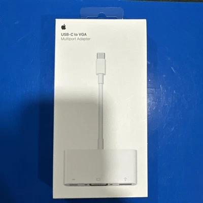 Genuine Apple NEW/SEALED USB-C to VGA Multiport Adapter A1620 MJ1L2AM/A White - Image 1 of 4