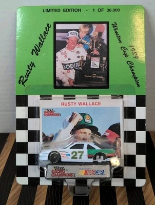 1992 Racing Champions NASCAR #27 Rusty Wallace 1989 Winston Cup Error Car  - Image 1 of 4