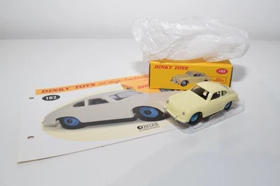B91 1:43 ATLAS DINKY TOYS 182 PORSCHE 356A 356 A CREME NA CAIXA + FOLHETO - Imagem 1 de 4