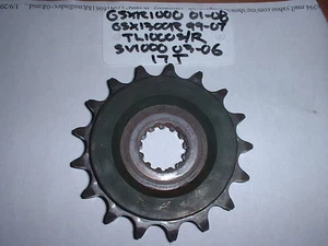 Suzuki GSXR1000 GSX1300R TL1000R TL1000S Sprocket Front 17T - Picture 1 of 1