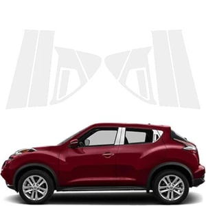 Für Nissan Juke 2011–2017 Fenster Säulenpfosten Tür Abdeckung Verkleidung Silber - Bild 1 von 14