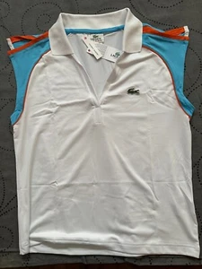 LACOSTE SPORT AUTHENTIC SLEEVELESS SHIRT SIZE 46 = SIZE 14 WOMEN NWT $82.00 - Picture 1 of 3