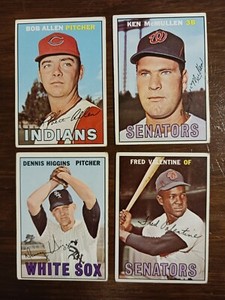 1967 Topps Baseball 24 Card Lot Old Vintage Veteran VET No Doubles Free Shipping