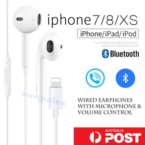 For iPad iPhone X 7 8 11 12 13 14pro Wired Bluetooth Earphones Headphone Earbuds - Picture 1 of 5