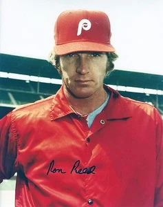 Autographed RON REED Philadelphia Phillies 8x10 Photo - COA - Picture 1 of 1