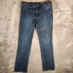 Jeans Buffalo David Bitton Uomo 34X30 (Etichetta 32X30) Jackson-X Dritto Elasticizzato - Foto 1 di 17