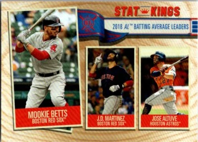 2019 Topps Big League #359 Mookie Betts / J.D. Martinez / Jose Altuve SK NM-MNT - Image 1 of 2