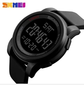 Herren Digital Sportuhr Alarm 5 ATM Wasserdicht Uhr Multifunktion Skmei UK  - Bild 1 von 5