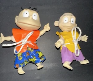 RUGRATS 4" Mattel Tommy & Baby Dil.  Swimmers.  Nickelodeon - Picture 1 of 7