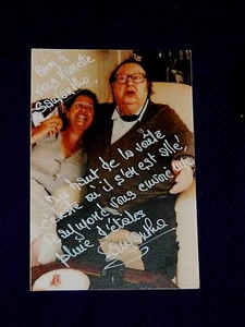 CARTE raymond devos et samantha AUTOGRAPHE DEDICACE de SAMANTHA 2010 - Imagen 1 de 2