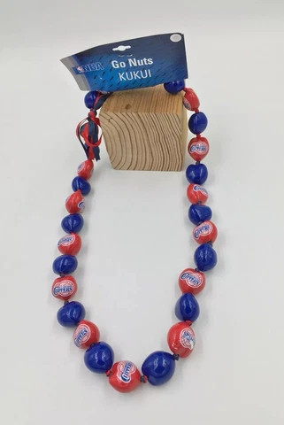 Los Angeles Clippers Go Nuts Kukui Nut Lei 18'' 30-Nut Necklace Cover