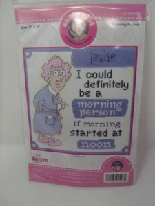 Janlynn Tía Ácido PERSONA DE LA MAÑANA Kit Punto de Cruz Contado 8" x 8"  - Imagen 1 de 3